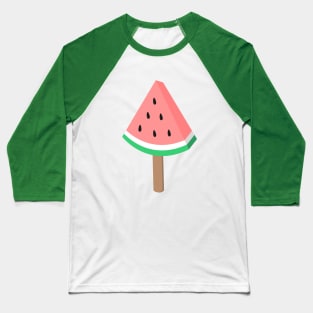 Cute Watermelon Ice Cream Baseball T-Shirt